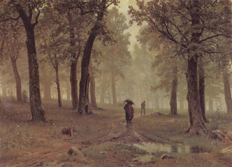 Ivan Shishkin Rain in an Oak Forest